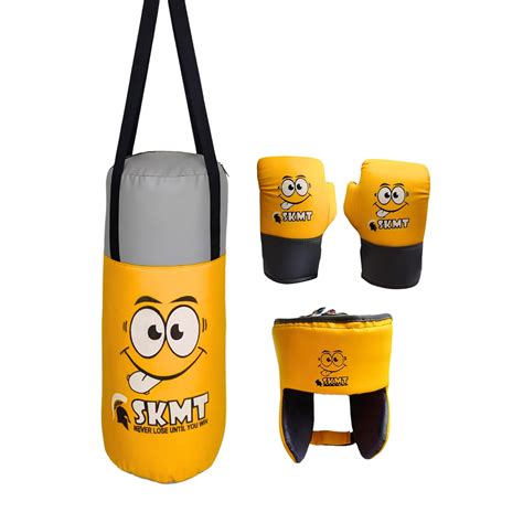 Buy SKMT Never Lose Until You Win Kids Boxing Kit with Filled Punching ...