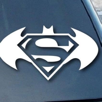 Jual Aksesoris Mobil Stiker Logo Batman vs Superman Kaca Belakang Car ...
