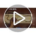 VAH Wall Hanging Shelf, 1 Real Pine Wood Floating Shelves for Wall ...