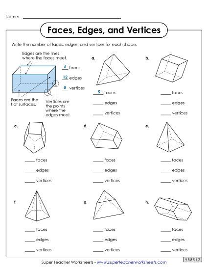 Image result for Geometry Edges Worksheets
