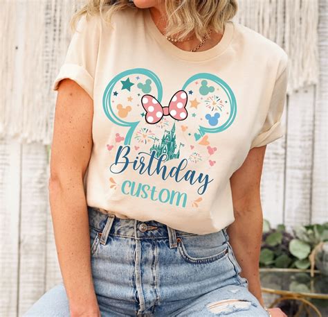 Custom Disney Birthday Shirt, Birthday Squad T-shirt, Family Disney ...