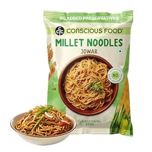 Conscious Food Millet Noodles | 165g | No Preservatives| No Maida | No ...