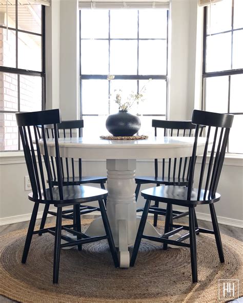 Black White Kitchen Table Chairs