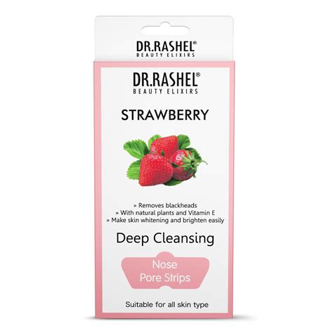 DR.Rashel Strawberry Nose Strips For Pore Cleansing | Nose Pore Strips ...