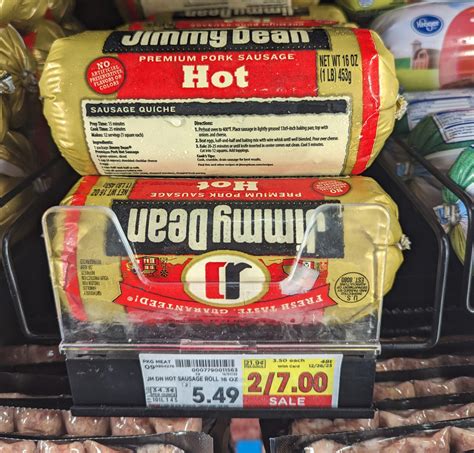 Get A Jimmy Dean Sausage Roll For Just $2.75 At Kroger - iHeartKroger