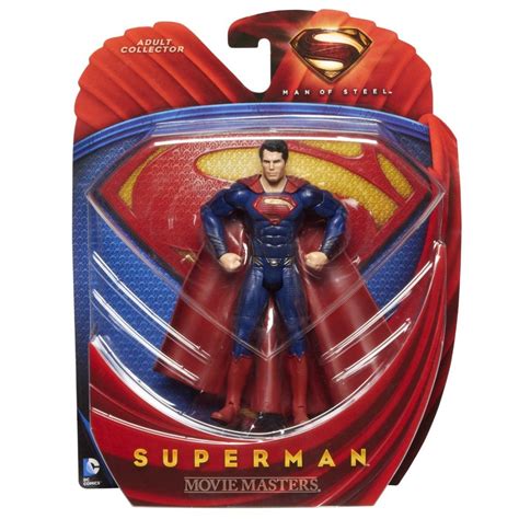 Mattel Superman Man of Steel Movie Masters Superman Action Figure ...