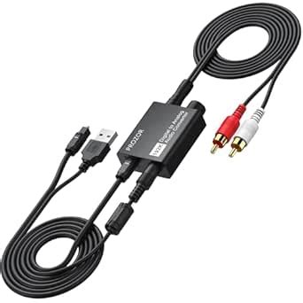 PROZOR Optical to 3.5mm RCA Converter 192kHz - DAC Converter with ...