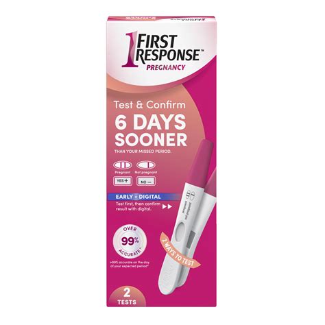 FIRST RESPONSE Test & Confirm Pregnancy Test, 1 Line Test and 1 Digital ...