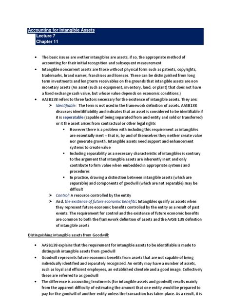 Image result for Recognition of Intangible Assets