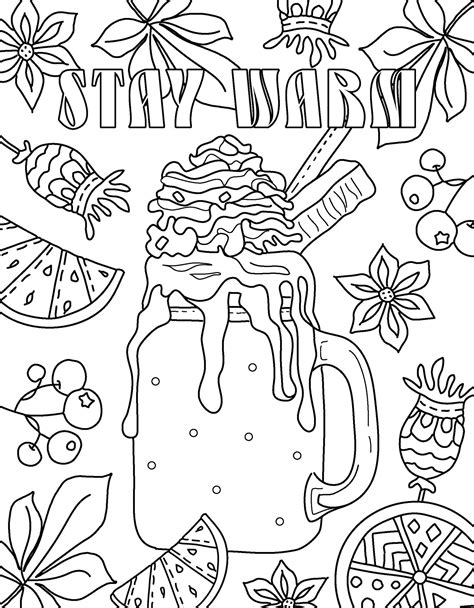 Fall Coloring Pages Aesthetic - King Printables