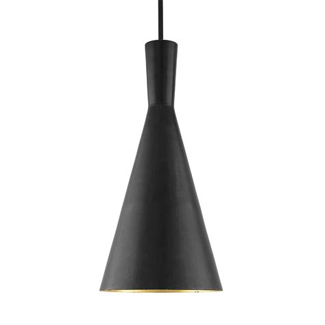 Buy Homesake®Black Metal Medium Inverted Cone Hanging Light, E26/27 ...