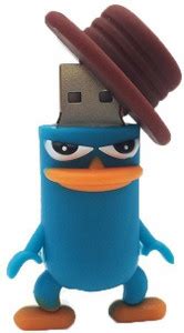 Tobo Perry the Platypus USB flash drive cartoon pen drive blue duck USB ...