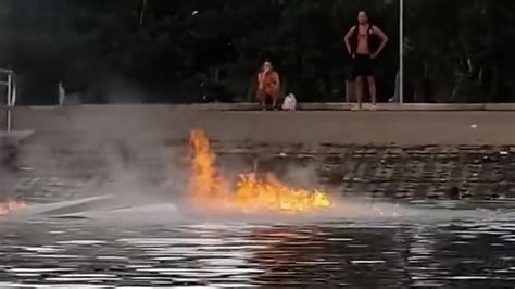 Watch as a Tesla EV burns underwater. - AUTOMOLOGY: automotive + logy ...