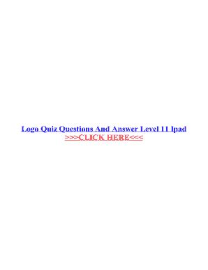 Fillable Online Logo Quiz Questions And Answer Level 11 Fax Email Print ...