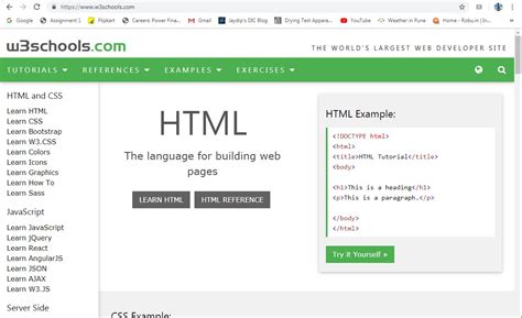 Image result for W3 Tutorials
