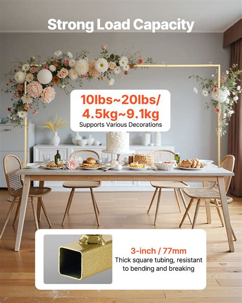 VEVOR Over The Table Rod Stand with Clamps, 13"-42" Tall & 28"-98 ...