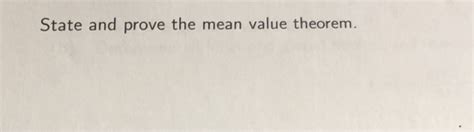 Image result for Prove Mean Value Theorem