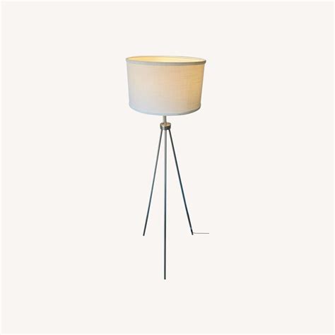 Silver Floor Lamp - AptDeco