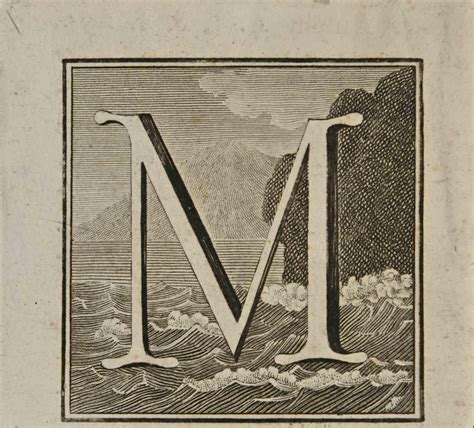 Luigi Vanvitelli - Letter of the Alphabet S - Etching by Luigi ...