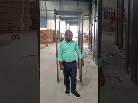 Door Frame Metal Detector - Single zone Door Side Controller Door Frame ...