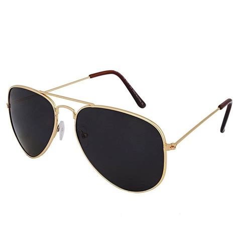 Buy Briota Full Black UV Protected Aviator Police Sunglasses for Men ...