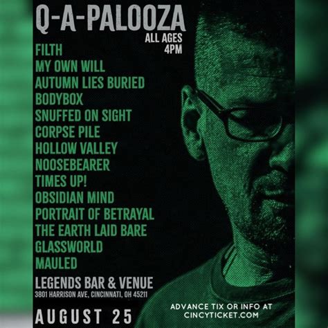 Qapalooza day 2 - Filth - Bodybox - Snuffed on Sight - Corpse Pile ...