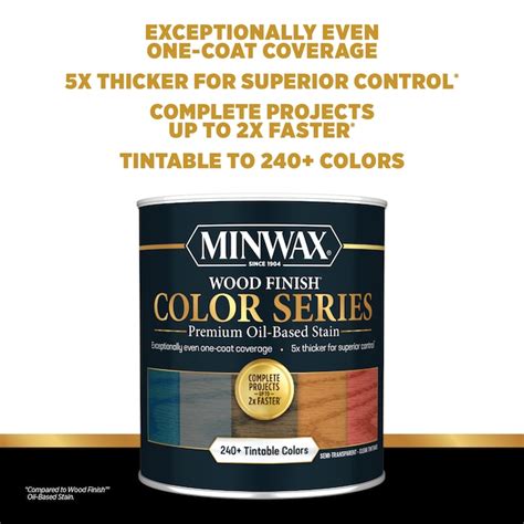 Minwax Wood Finish Color Series Oil-based Amber Semi-transparent ...