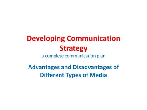 Communication Strategy Development Process 的图像结果