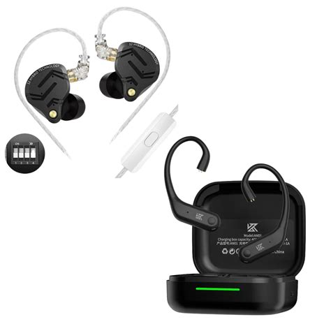 KZ ZS12 PRO X IEM & KZ AN01 ANC Enabled True Wireless Adapter