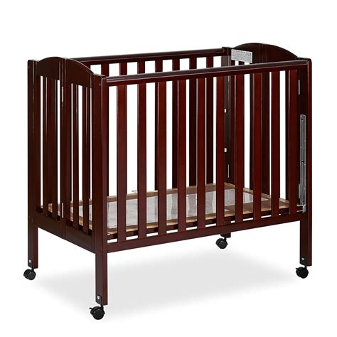 Buy Dream On Me 3 in 1 Portable Folding Stationary Side Crib, Espresso ...