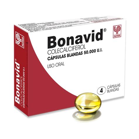 Colecalciferol Bonavid 50.000ui 4 cápsulas | Productos | Salcobrand