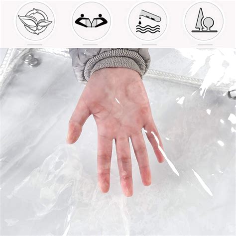 Buy KDDFN Clear Tarpaulin-Tarpaulin Clear Weatherproof Tarp,Plastic ...