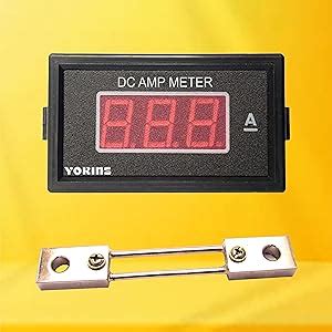 Digital Display DC Ampere meter 0-100A/75mV DC (Powered by 9V ACC/DC ...