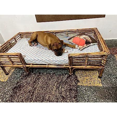 Avika Bamboo Cane Pet Bed for Dogs and Cats with Foam (Square) : Amazon ...