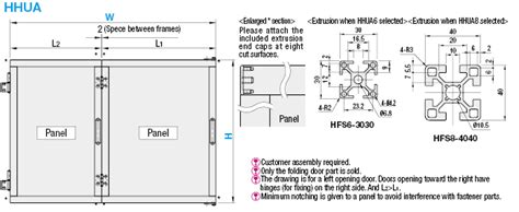 Folding Door Units | MISUMI | MISUMI India
