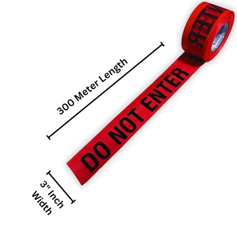 Do Not Enter RED Barricade Tape: Redefining Safety with Unrivaled Leng ...
