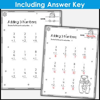 Image result for Adding 3 Addends First Grade