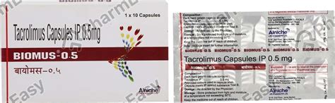 Biomus 0.5 MG Capsule (10): Uses, Side Effects, Price & Dosage | PharmEasy