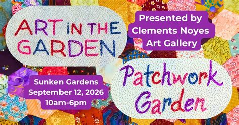 Art in the Garden 2026, Sunken Garden, Lincoln,NE, 12 September 2026 ...