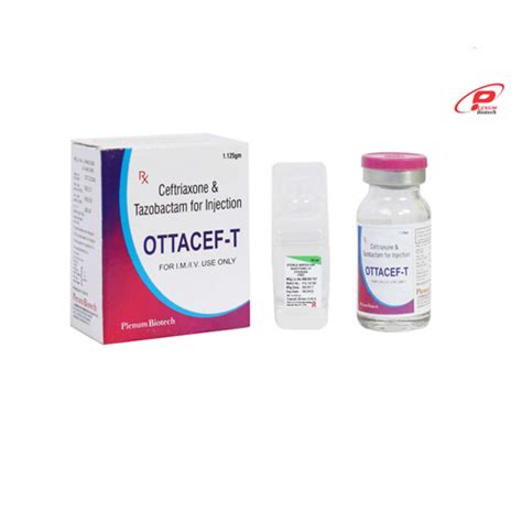 OTTACEF-T 1.125gm Injection Saturn Formulations Pvt. Ltd.