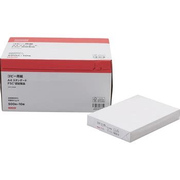 A4 10冊 コピー用紙 普通色 FSC(R)認証製品 モノタロウ 白色度86% 中性紙 サイズA4 1箱(500枚×10冊) - 【通販モノタロウ】