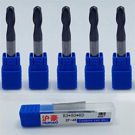 Buy Homely 5pcs 6mm 2 Flutes Milling tools Milling cutter Ball nose End ...