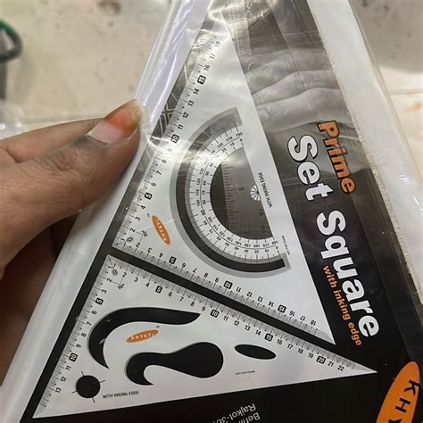 Prime set square with inking edge – KnowHowArtCraft