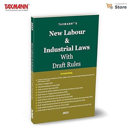 Buy Taxmann's New Labour & Industrial Laws with Draft Rules – Complete ...