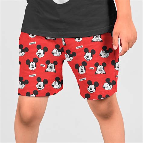 Mickey Red Boys Shorts – BONKIDS