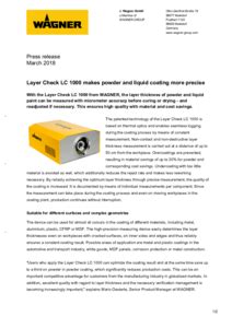 Layer Check LC 1000 - Controlling wet coatings | WAGNER