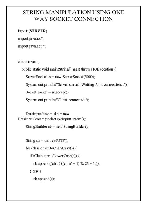 Netlab - hsauhdcihasfjsd - WAY SOCKET CONNECTION Input:(SERVER) import ...
