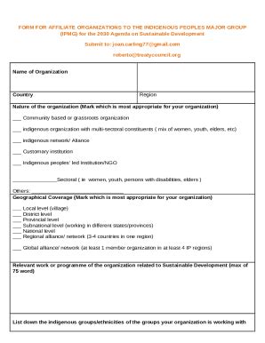 Indigenous Peoples Major Group (IP-MG) Organizing Partner ... Doc ...