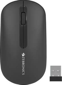 ZEBRONICS Pulse Wireless Ambidextrous Optical Mouse Wireless Mouse ...