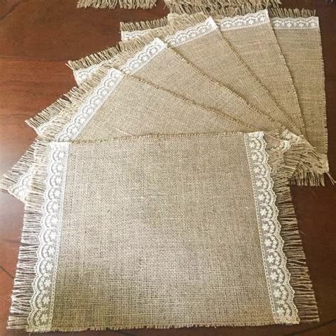 Buy BirdWing Table Placemats Set for Dining | Jute Table Mats Woven ...